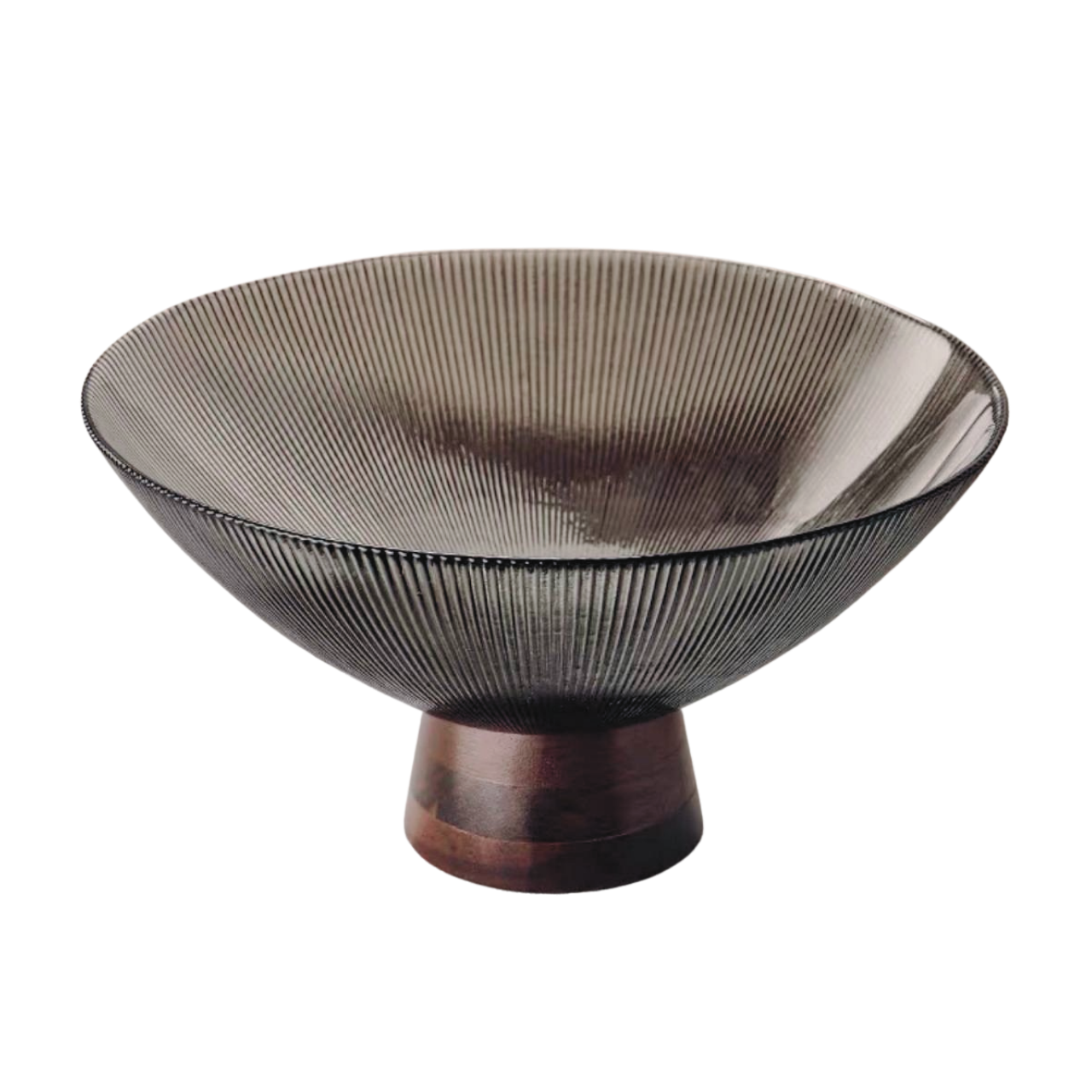 Фруктовница Vista 3 стеклянная Черный (33830122)