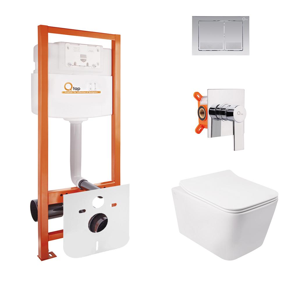 Комплект инсталляции Q-tap Nest M425M06CRMQT05335170WFORM001ABSQ с унитазом кнопка Хром (75752) Комплект инсталляции Q-tap Nest M425M06CRMQT05335170WFORM001ABSQ с унитазом кнопка Хром (75752)