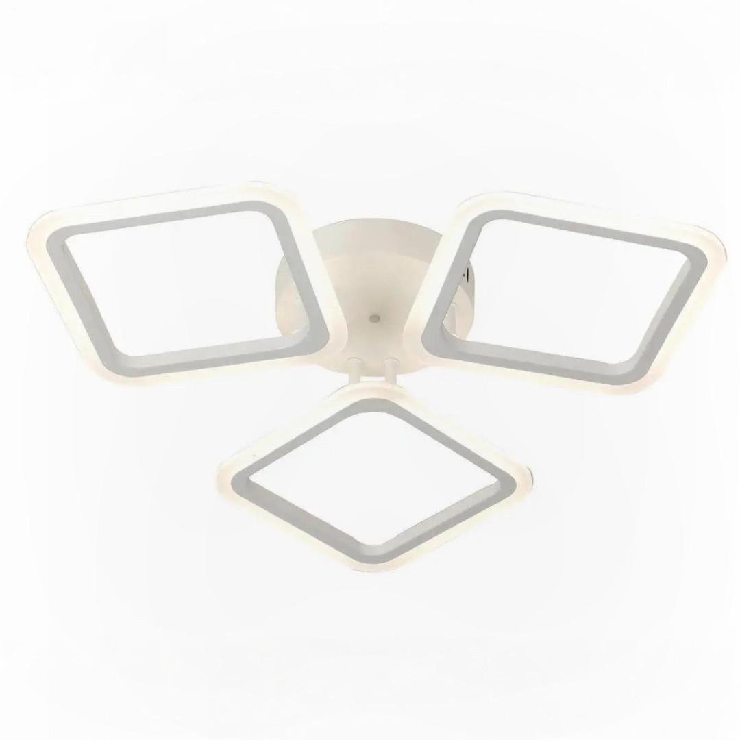 Люстра світлодіодна Valeso 66W з квадратними плафонами 3000-6500K Білий (G 2929/3BIG WT) - фото 4 Люстра світлодіодна Valeso 66W з квадратними плафонами 3000-6500K Білий (G 2929/3BIG WT) - фото 4