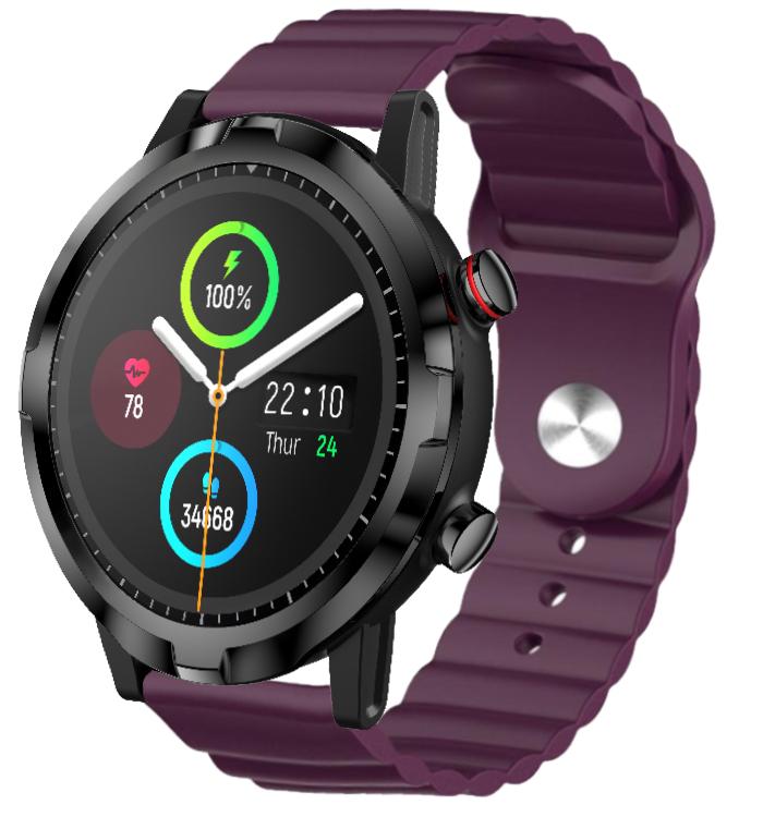 Ремешок Wave для Haylou Smart Watch RT LS05S 22 мм Violet (23209-2F)