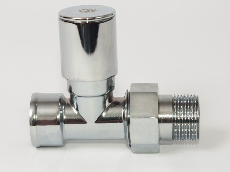 Кран радіаторний ASCO 1/2" прямий Хром (RS-AS-VFP-04) - фото 2