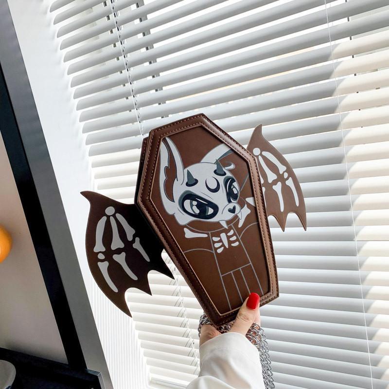 Женская сумка-рюкзак Гроб через плече 5033 Коричневый (2409595193)