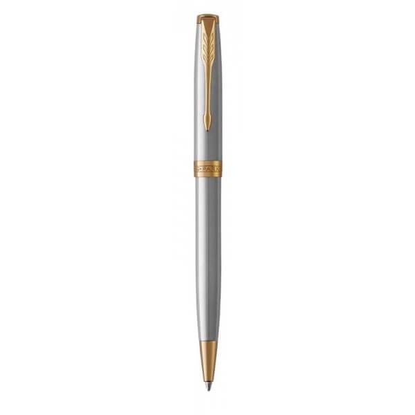 Ручка шариковая Parker SONNET 17 Stainless Steel GT BP 84 132 16327