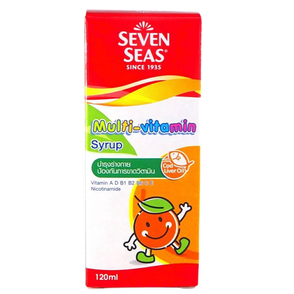Сироп мультивитаминный детский Seven Seas со вкусом апельсина 120 мл (1605795418)