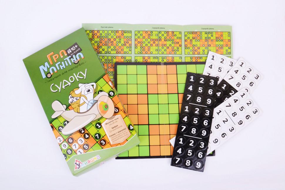 Гра магнітна дитяча Умняшка Судоку 1432 від 10 років (RLT12767) - фото 3 Гра магнітна дитяча Умняшка Судоку 1432 від 10 років (RLT12767) - фото 3