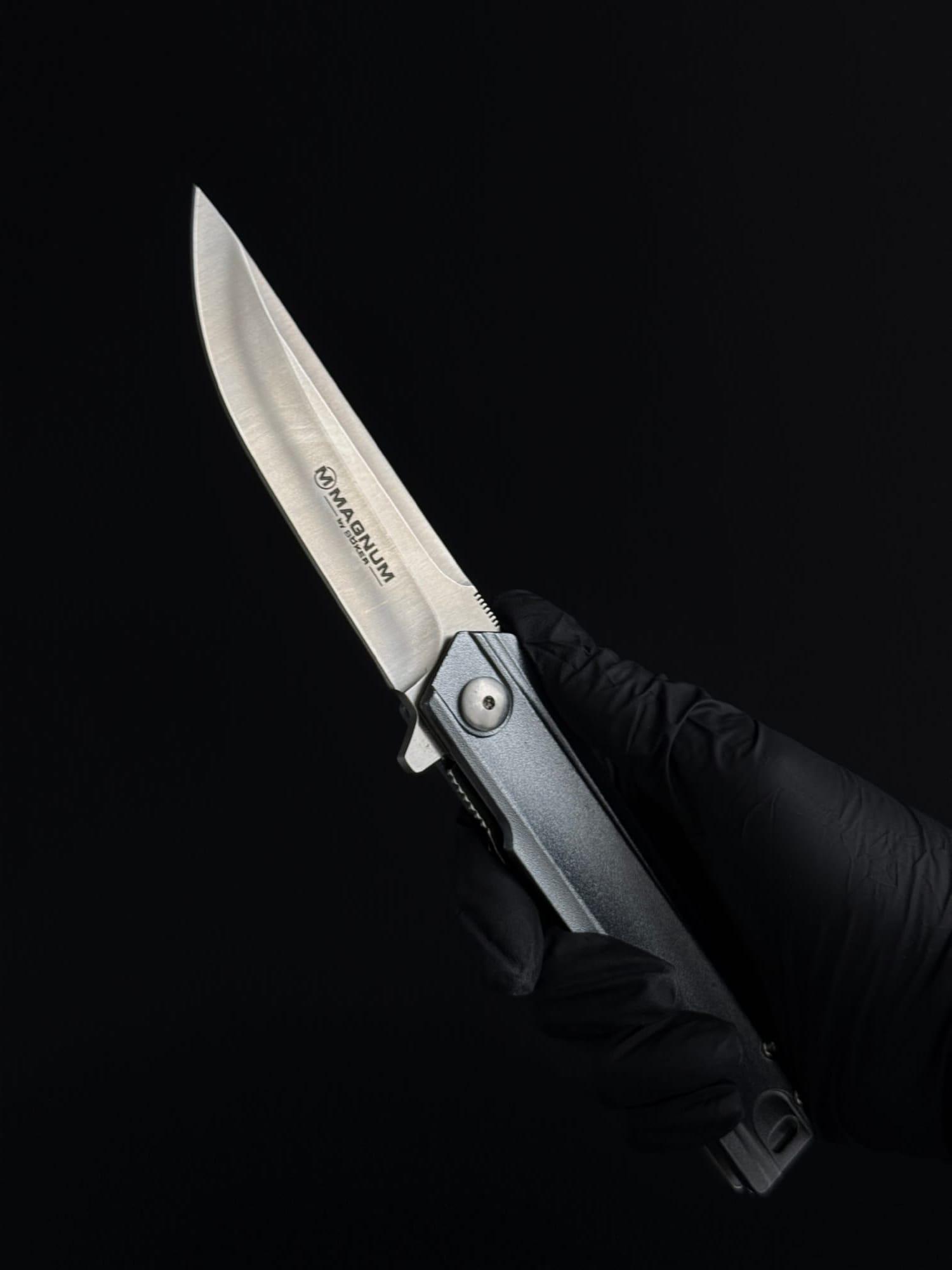 Нож складной туристический 4001 сталь 440А (KN1135) - фото 13 Нож складной туристический 4001 сталь 440А (KN1135) - фото 13