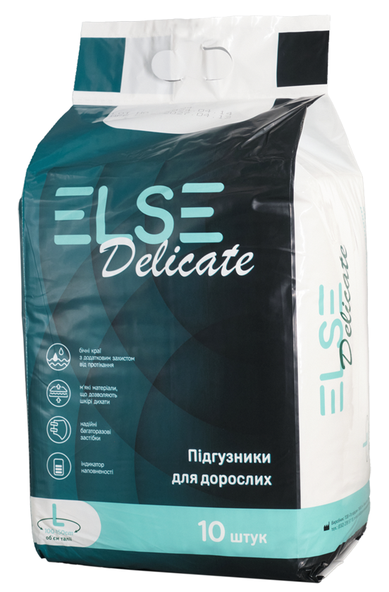 Подгузники для взрослых Else Delicate L 10 шт. (4820185414609)
