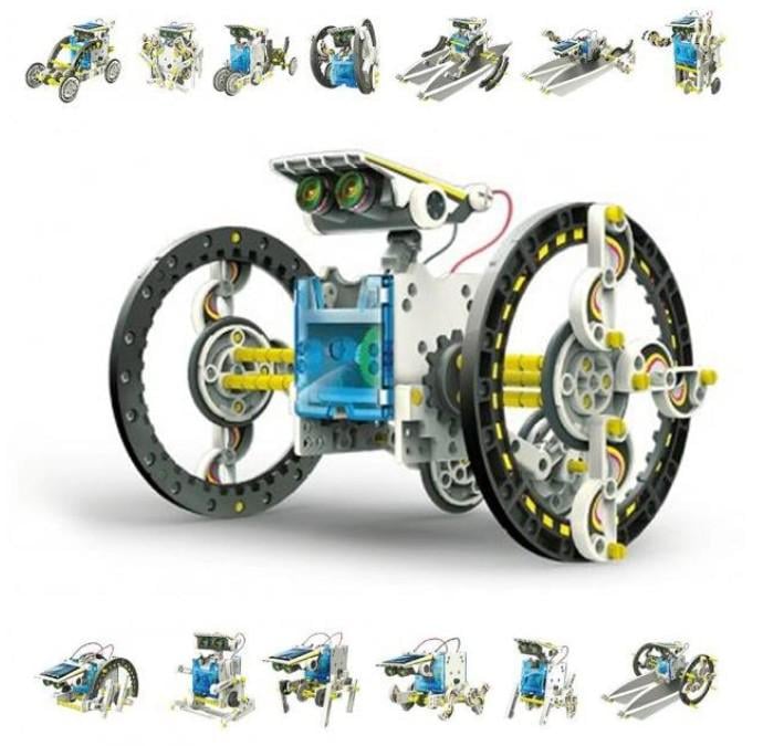 Конструктор-робот Solar Robot 14в1 на сонячних батареях (13309887) - фото 3