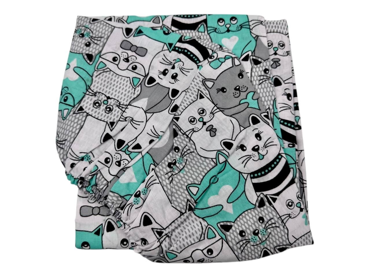 Простынь на резинке Cats 70х140 см (G-5506/WP/x70) Простынь на резинке Cats 70х140 см (G-5506/WP/x70)