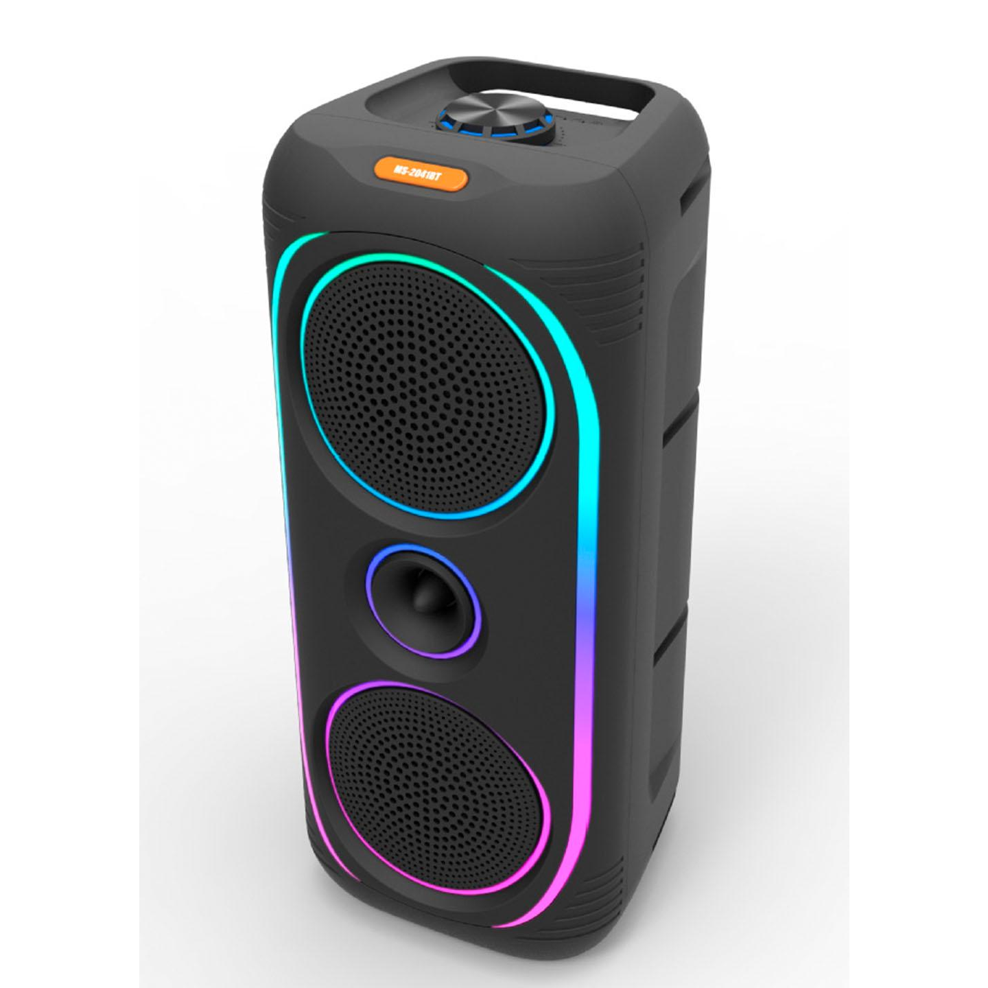 Портативная колонка аккумуляторная MS-2041BT с подсветкой (401051)
