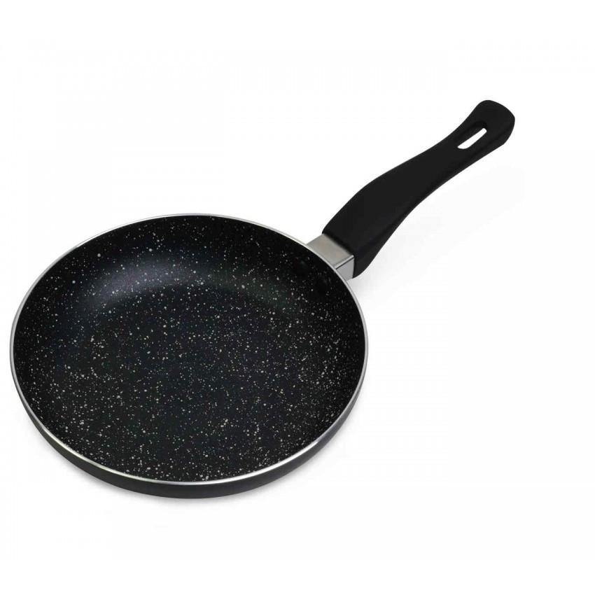 Сковорода Kamille КМ-4240 с мраморным антипригарным покрытием из алюминия 20 см