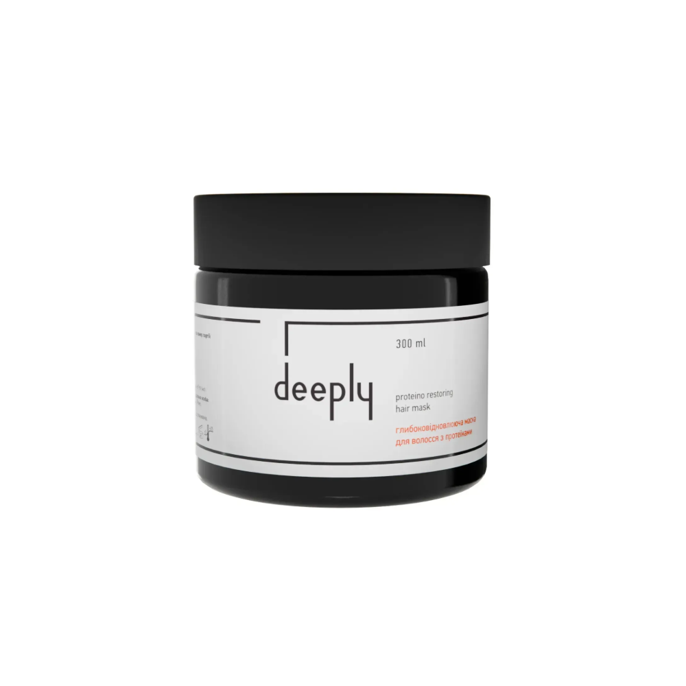 Маска глибоковідновлююча для волосся з протеїнами deeply protein restoring hair mask 300 мл