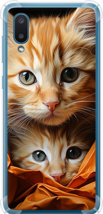Чехол на Samsung Galaxy A02 A022G Котики 2 (5664sp-2260-42517) Чехол на Samsung Galaxy A02 A022G Котики 2 (5664sp-2260-42517)