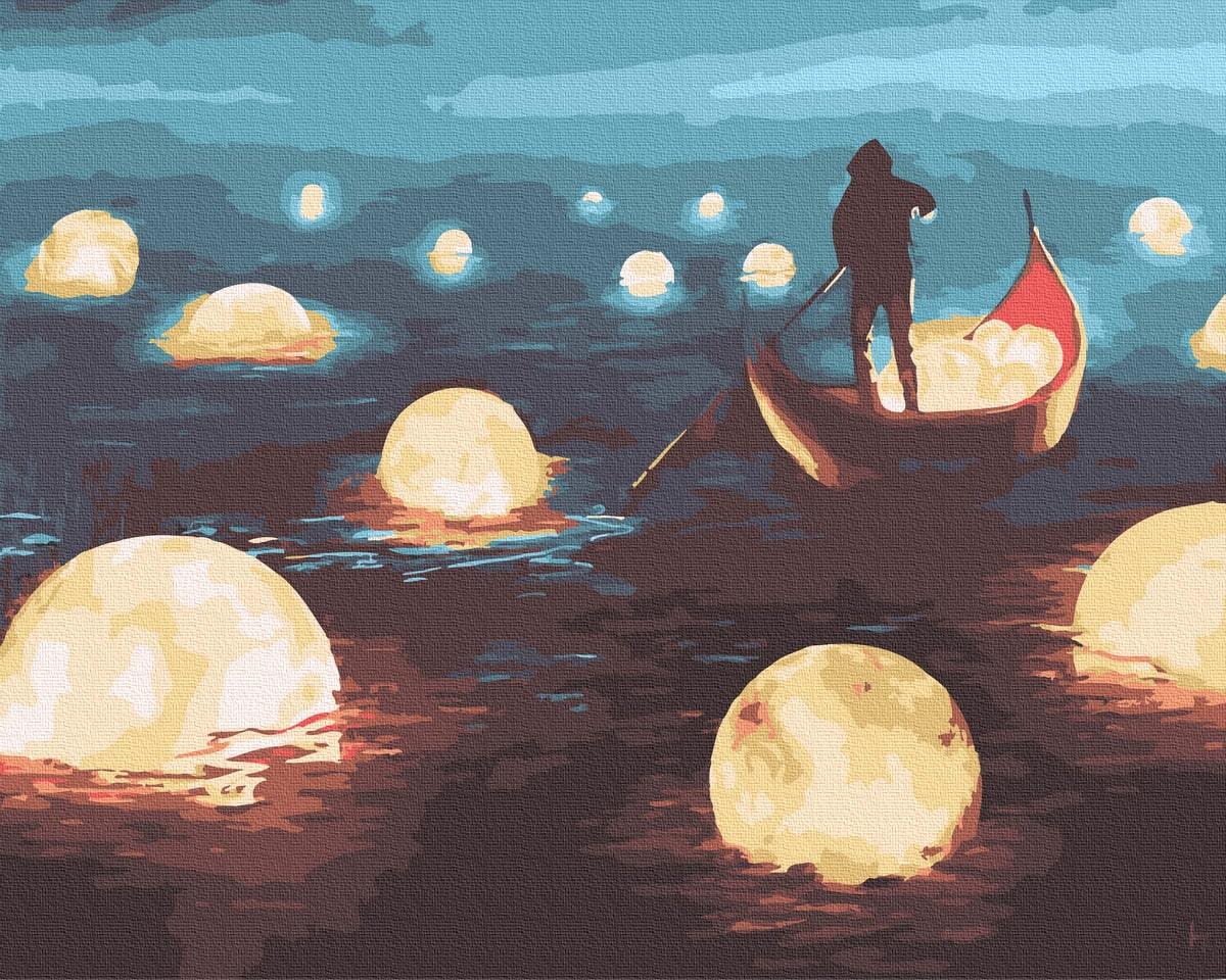 Картина по номерам Brushme GX34643 Лунная прогулка 40x50 см (1426964525) Картина по номерам Brushme GX34643 Лунная прогулка 40x50 см (1426964525)