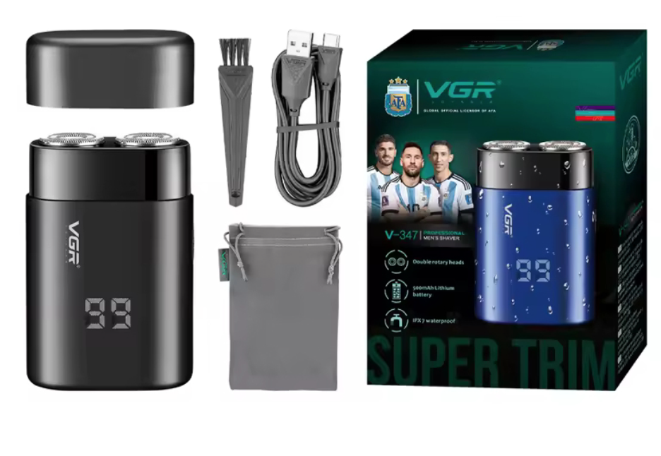 Электробритва VGR V-347 Black (28820781) - фото 2