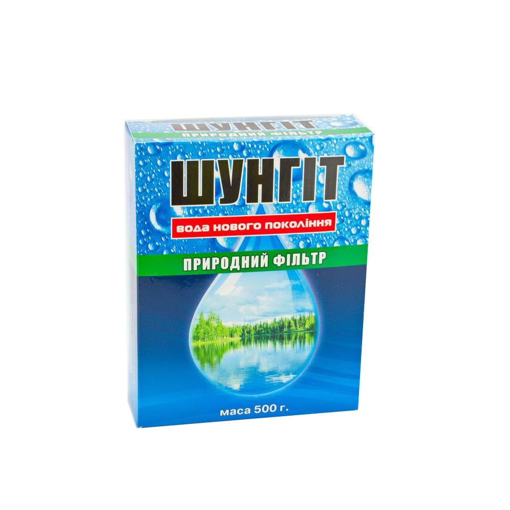 Шунгіт природний фільтр для води ПП Біолар 500 г (290698031)