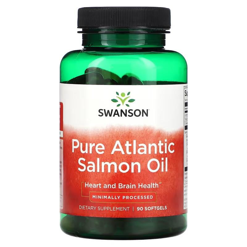 Масло атлантического лосося Swanson Pure Atlantic Salmon Oil 90 порций