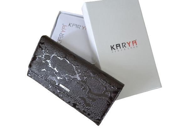 Гаманець жіночий Karya шкіряний Коричневий (1094-015)