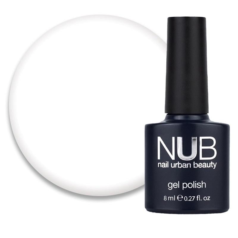 Гель-лак NUB № 048 Whithe Collar 8 мл Білий (4574582)