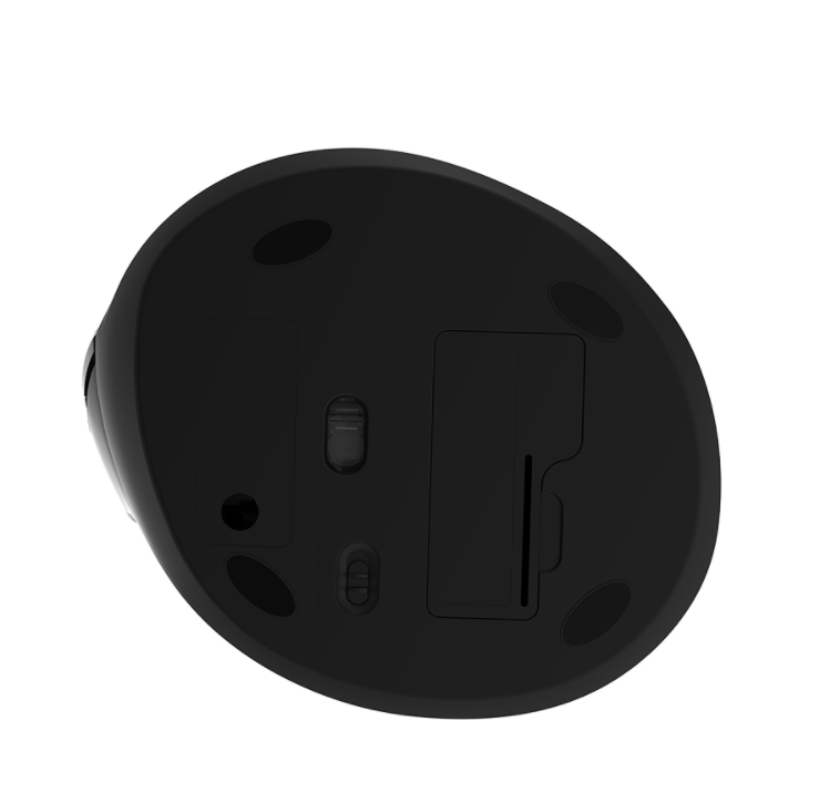 Беспроводная вертикальная мышь Delux M618Z для левши Black (12765) - фото 3 Беспроводная вертикальная мышь Delux M618Z для левши Black (12765) - фото 3