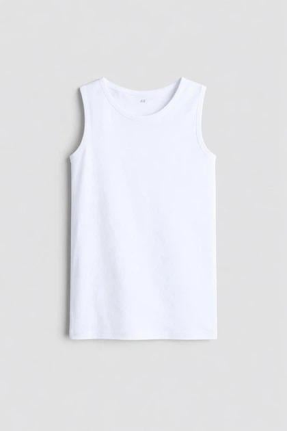 Майка H&M 1211708 158-164 см Білий