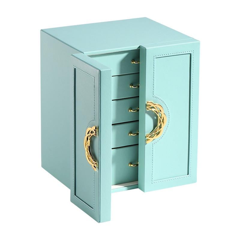 Шкатулка Casegrace SP-01181 пятиуровневый 20,7x19,7x25 см Turquoise