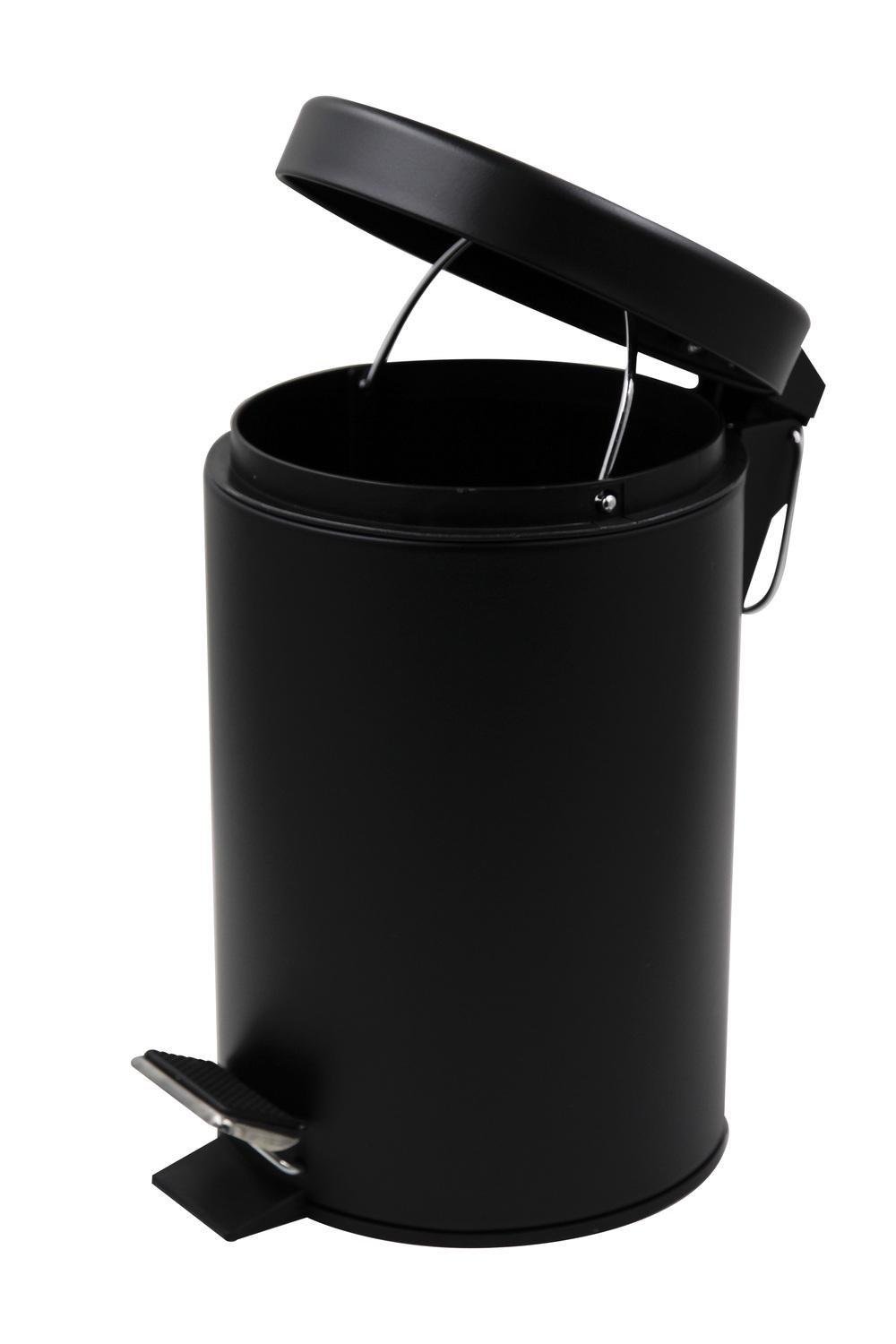 Ведро для мусора Zerix Solo-TC0107 круглое 7 л Черный (ZX5900) - фото 3 Ведро для мусора Zerix Solo-TC0107 круглое 7 л Черный (ZX5900) - фото 3