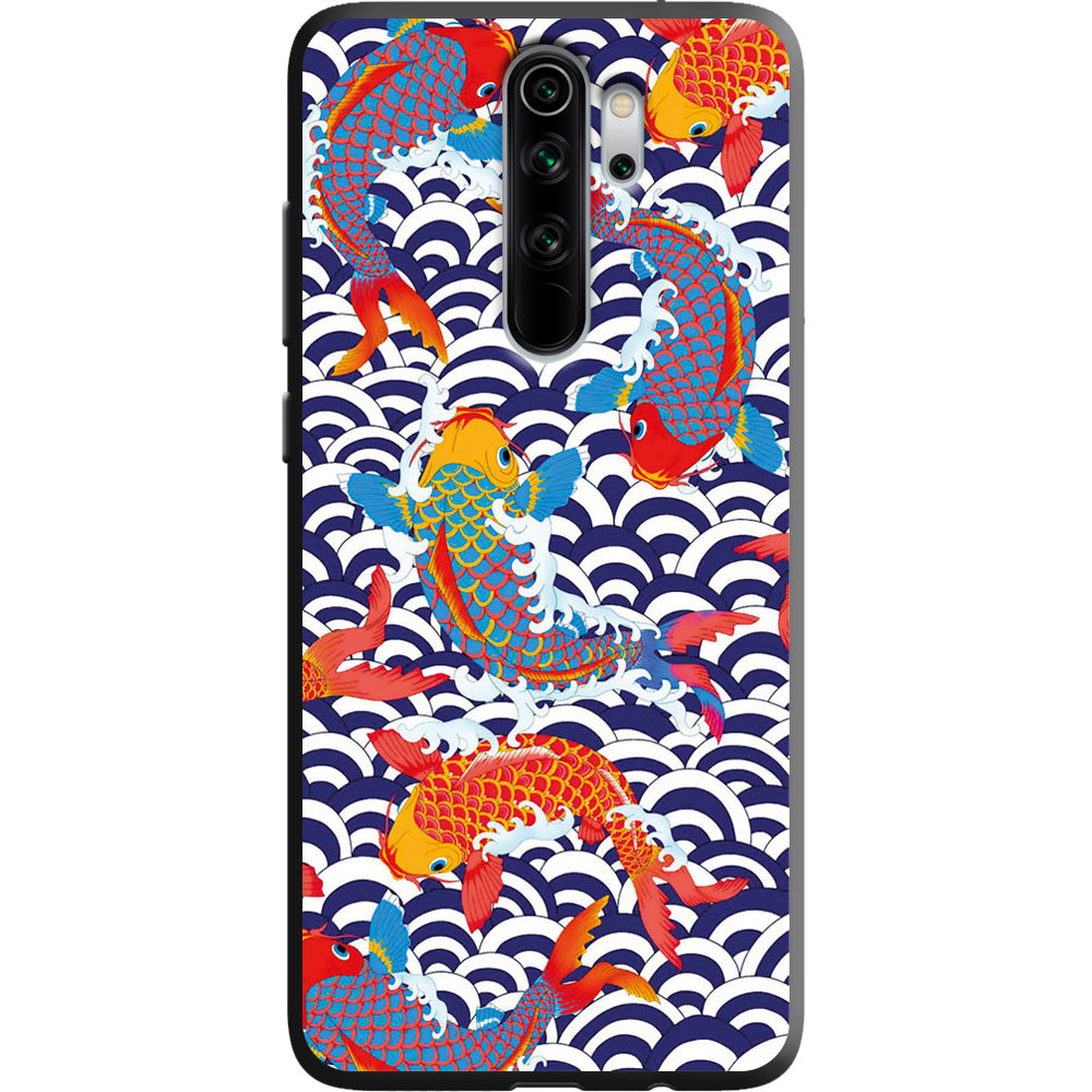 Чехол Boxface Xiaomi Redmi Note 8 Pro Koi Fish Черный силикон (38222-up2477-38664) Чехол Boxface Xiaomi Redmi Note 8 Pro Koi Fish Черный силикон (38222-up2477-38664)