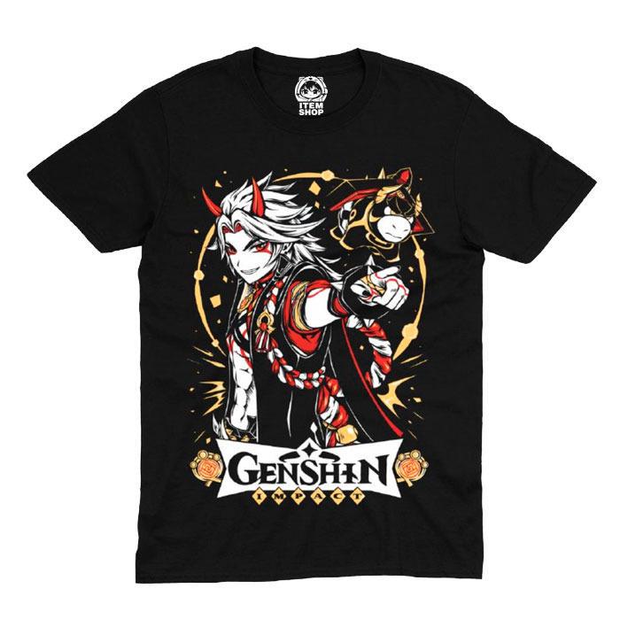Футболка Аратаки Итто Genshin Impact MRZ v283 XS (25472)