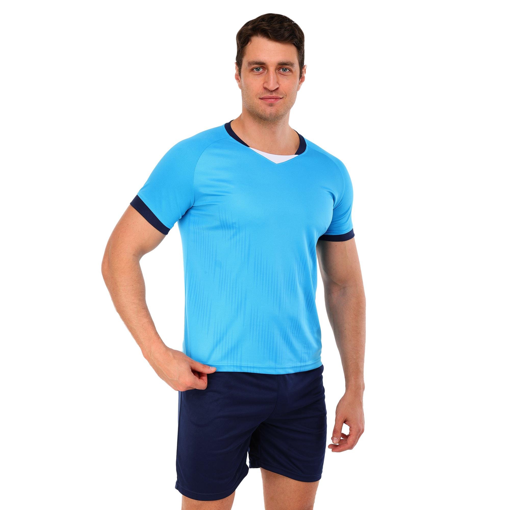 Форма футбольная комплект Lingo ADM-6006 футболка/шорты полиэстер XS Синий-черный (ADM-6006_Синий-черный_XS)