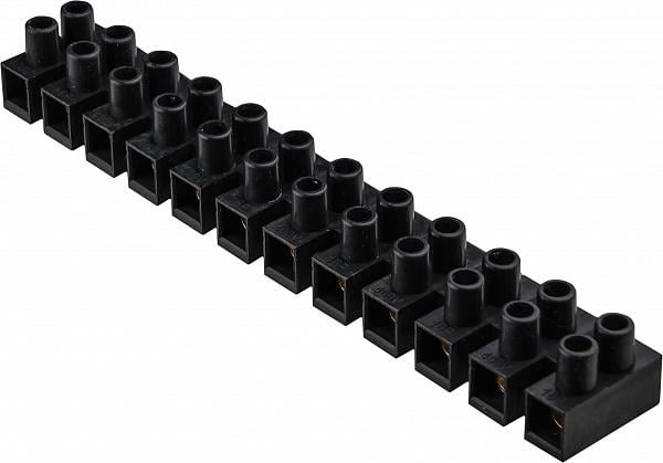 Колодка клеммная АСКО-Укрем ЕМ 12P 30А 16 мм2 тип Н Черный (U0130040051)