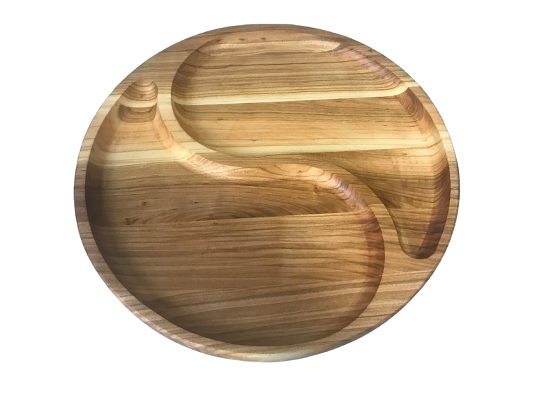 Менажниця дерев'яна Інь-Янь d 30 см (13238074)