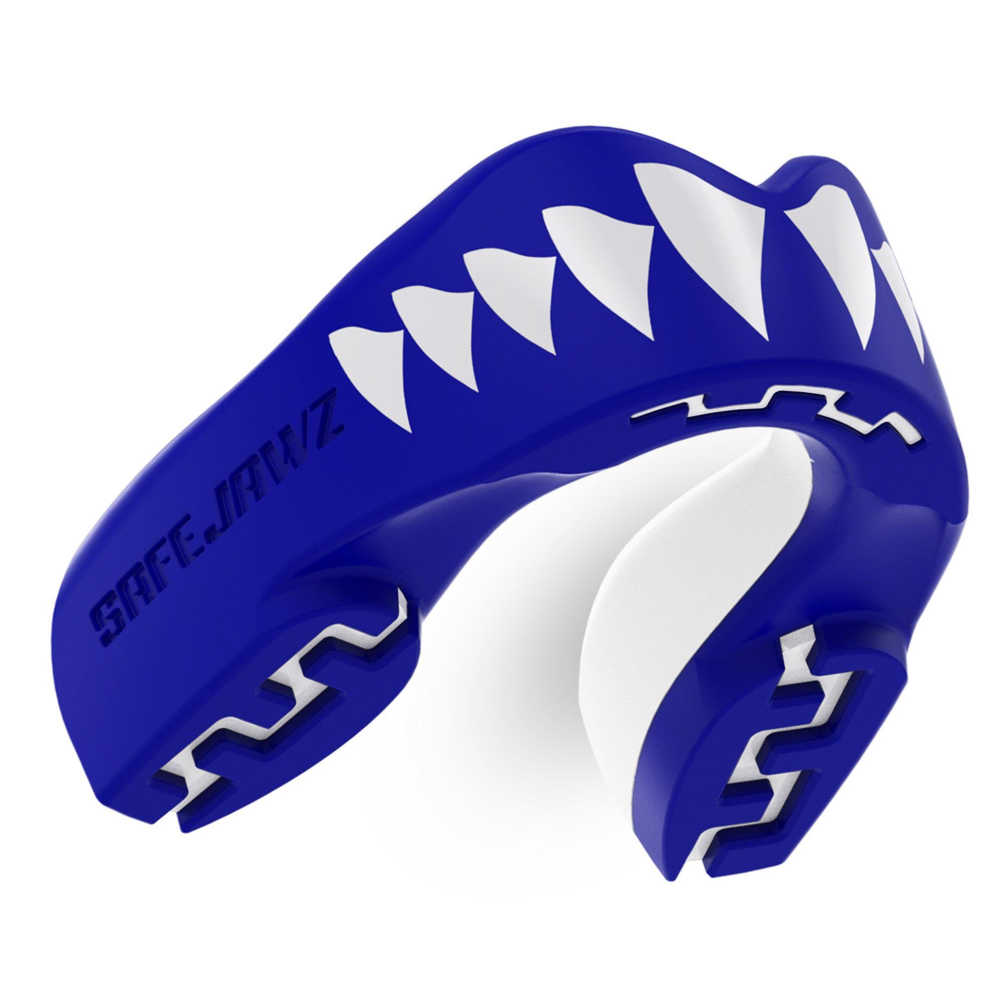 Капа боксерская детская Safejawz Extro Series Self-Fit Shark Blue