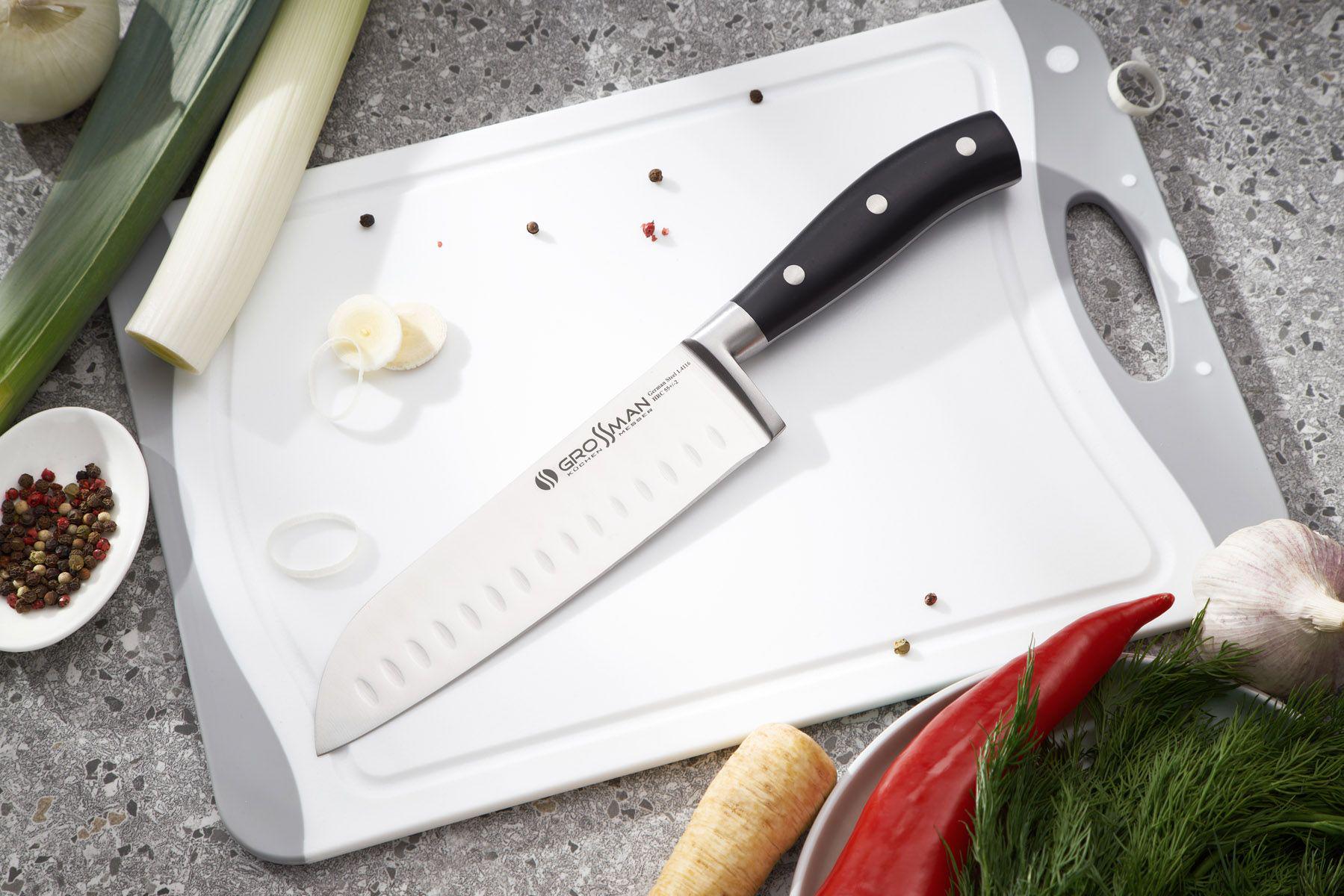 Нож кухонный сантоку Grossman Lovage (26447180) - фото 2 Нож кухонный сантоку Grossman Lovage (26447180) - фото 2