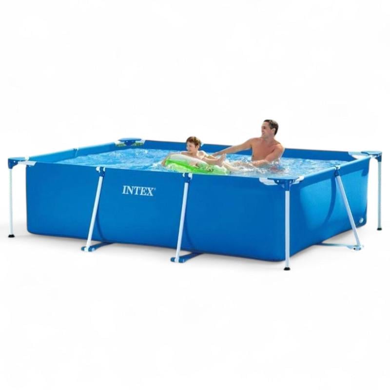 Бассейн каркасный Intex Rectangular Frame Pool 260x160x65 см (28271) - фото 2 Бассейн каркасный Intex Rectangular Frame Pool 260x160x65 см (28271) - фото 2