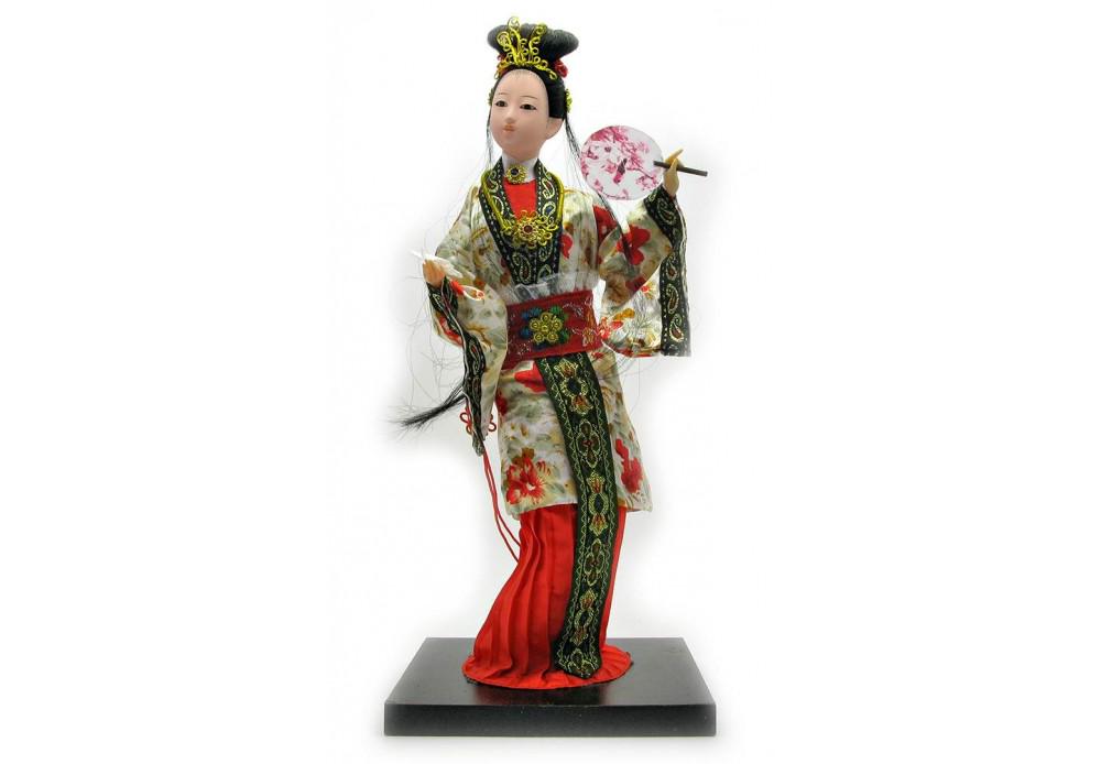 Статуэтка Кукла китаянка фарфоровая 12 33,5х13,5х13,5 см (21347)