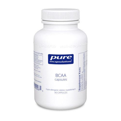 Аминокислота BCAA Pure Encapsulations BCAA 90 Caps