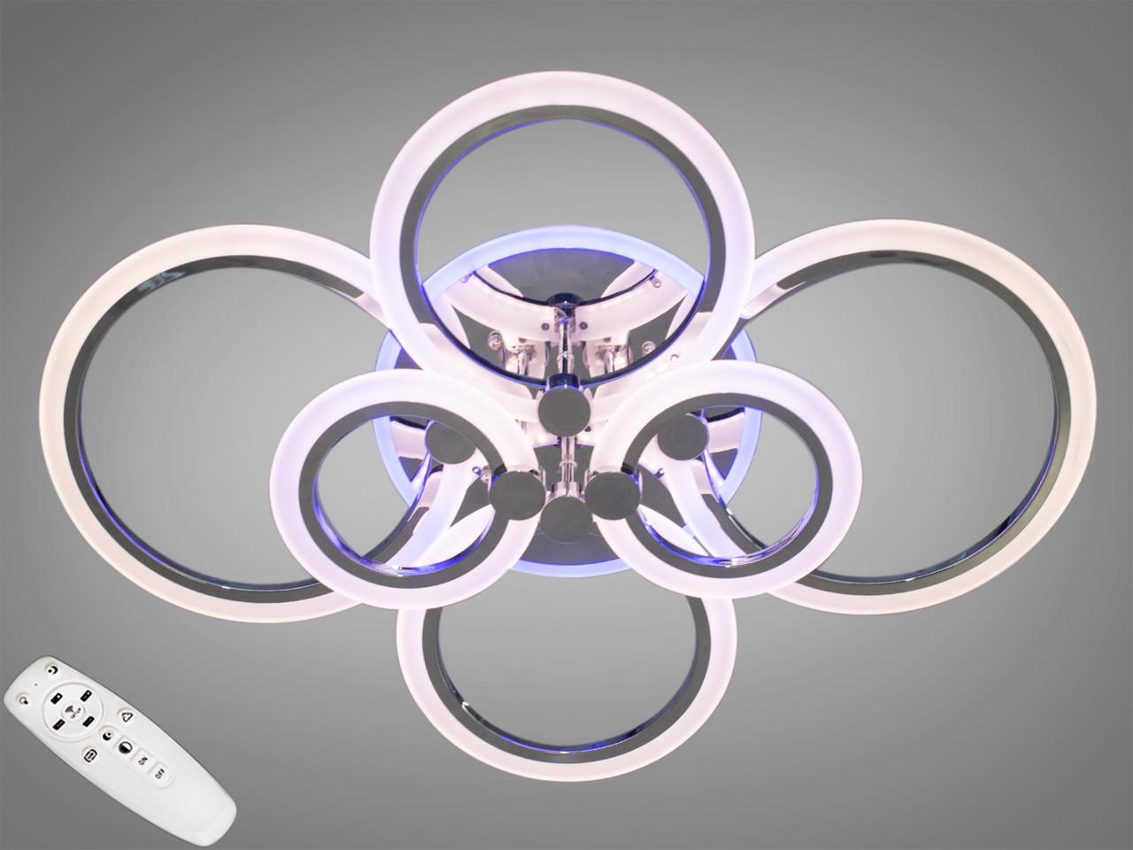 Люстра с диммером RGB LED A8022/6HR 3col dim (2437596961)