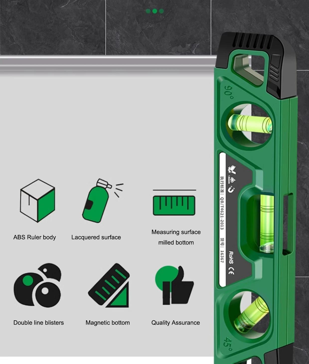Уровень инклинометр механический магнитный 0°/45°/90° 230 мм (783036) - фото 11 Уровень инклинометр механический магнитный 0°/45°/90° 230 мм (783036) - фото 11