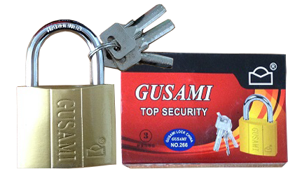 Замок под крестовый ключ 38 мм Желтый (2935) - фото 4 Замок под крестовый ключ 38 мм Желтый (2935) - фото 4