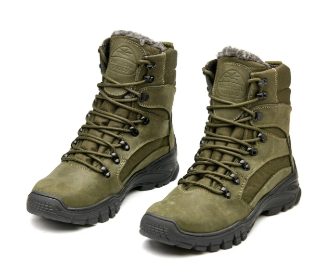 Черевики чоловічі зимові на хутрі р. 38 Хакі - фото 2 Черевики чоловічі зимові на хутрі р. 38 Хакі - фото 2