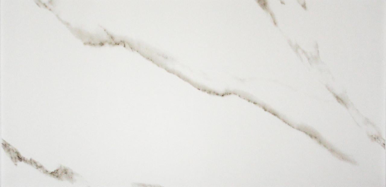 Панель самоклеюча глянцева РЕТ 600х300х2,5 мм Білий мармур (VN3-086)