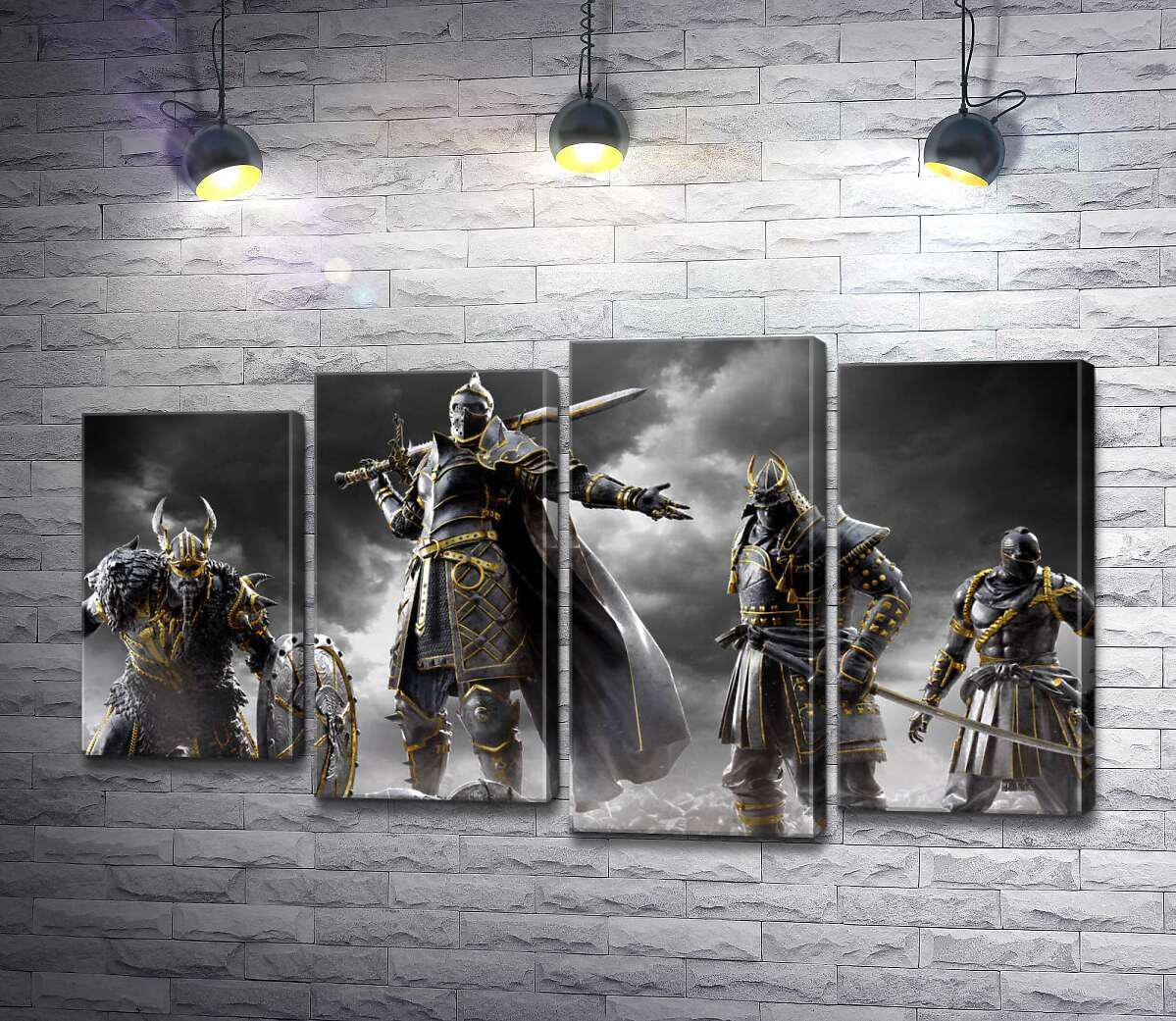 ᐉ Картина ArtPoster Воины разных стран на постере игры For Honor 132x75 см  Модуль №21 (004157) • Купить в Киеве, Украине • Лучшая цена в Эпицентр