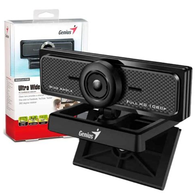Веб-камера Genius WideCam F100 V2 Full HD Black (23678533) - фото 8
