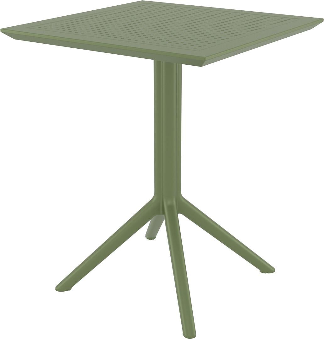 Стол садовый пластиковый Siesta Sky Folding Table 60 см Зеленый (099-024)