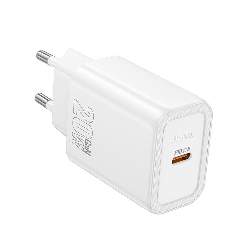 Зарядное устройство для телефонов Hoco N60 Gentle USB Type-C White (bf6a193d) - фото 2
