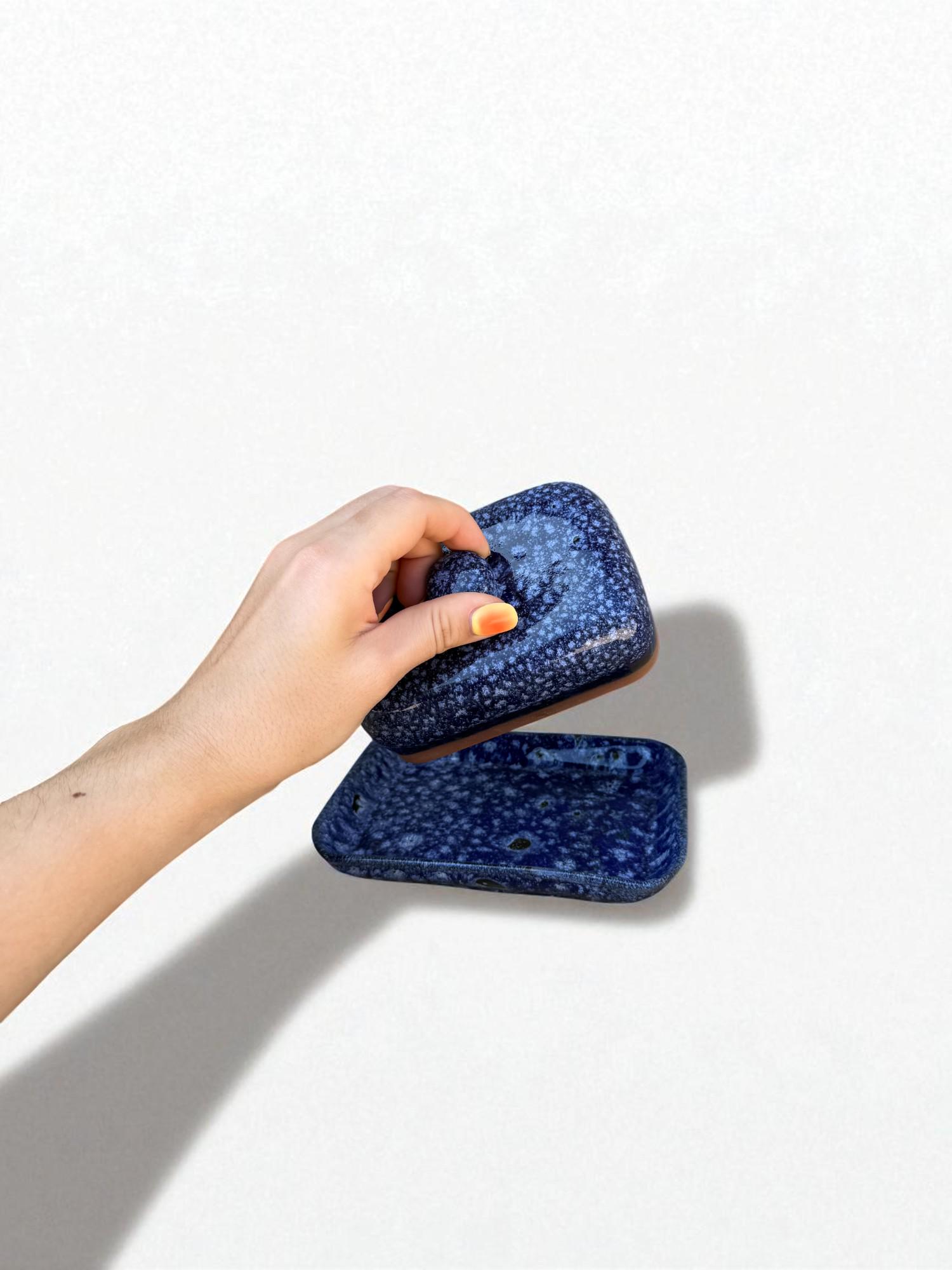 Масленка ручной работы Синий (28830788) - фото 9 Масленка ручной работы Синий (28830788) - фото 9