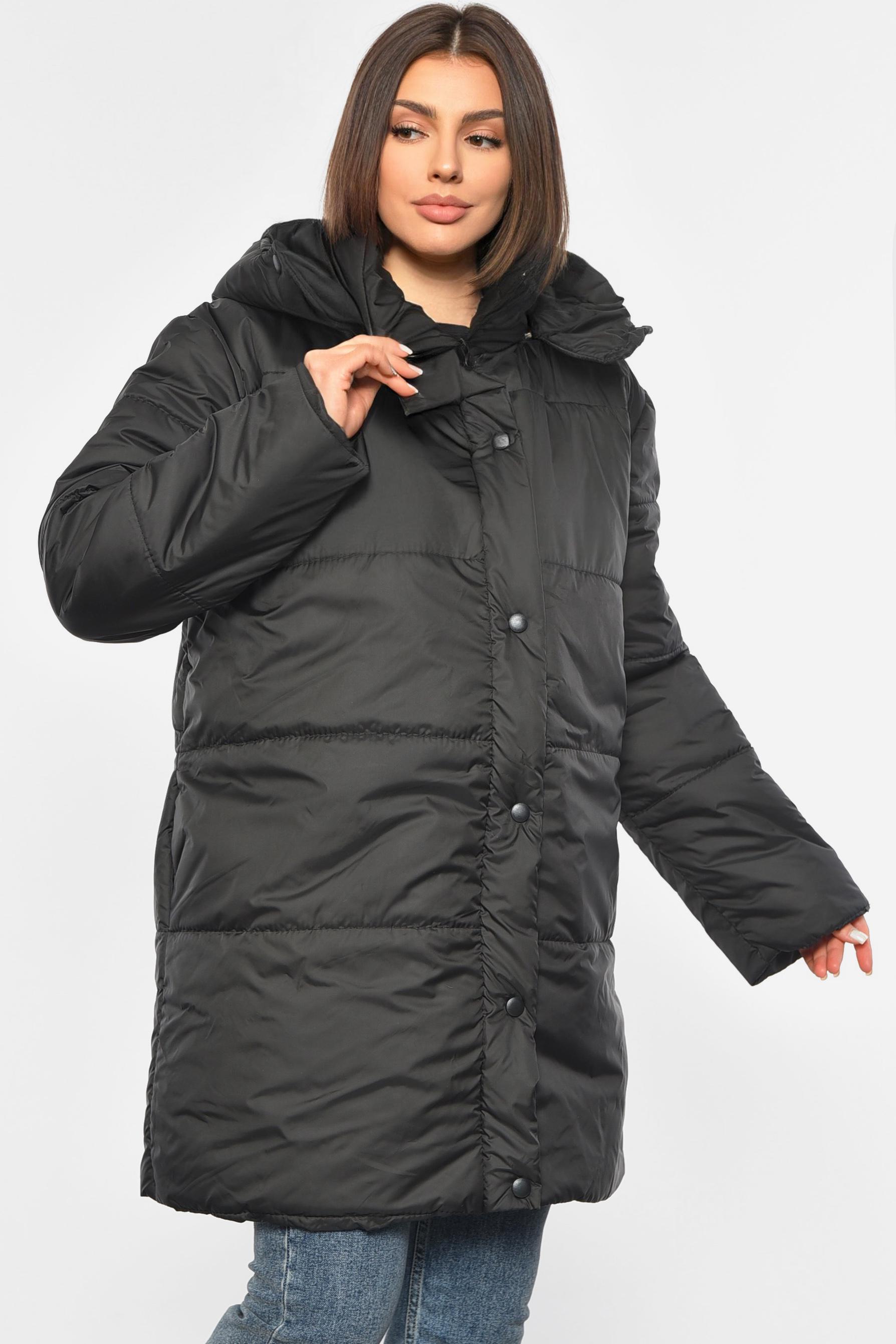 Куртка жіноча демісезонна XL/2XL Чорний (190240)