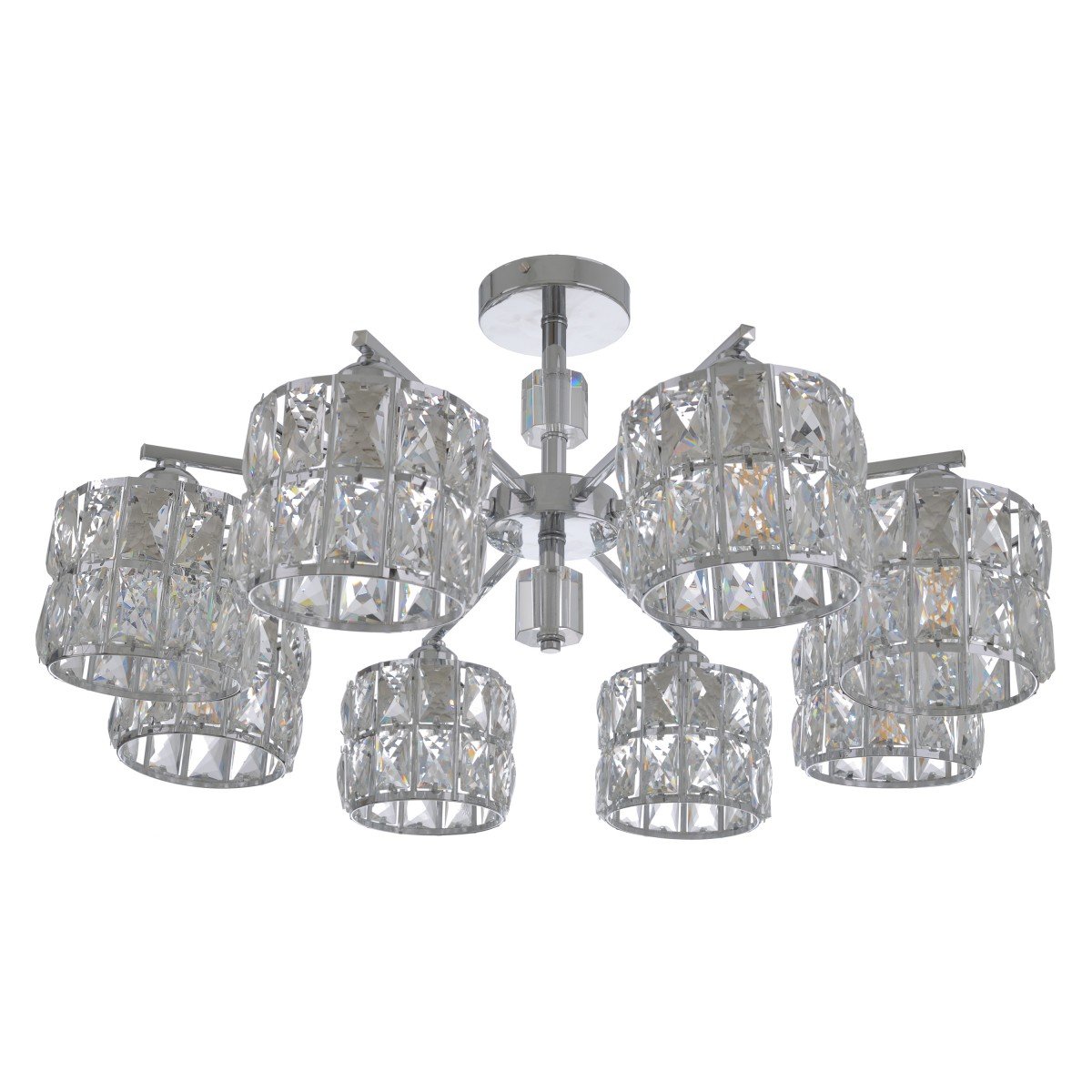 Люстра Brille BR-01 467S/8 E27 CH (23-731)