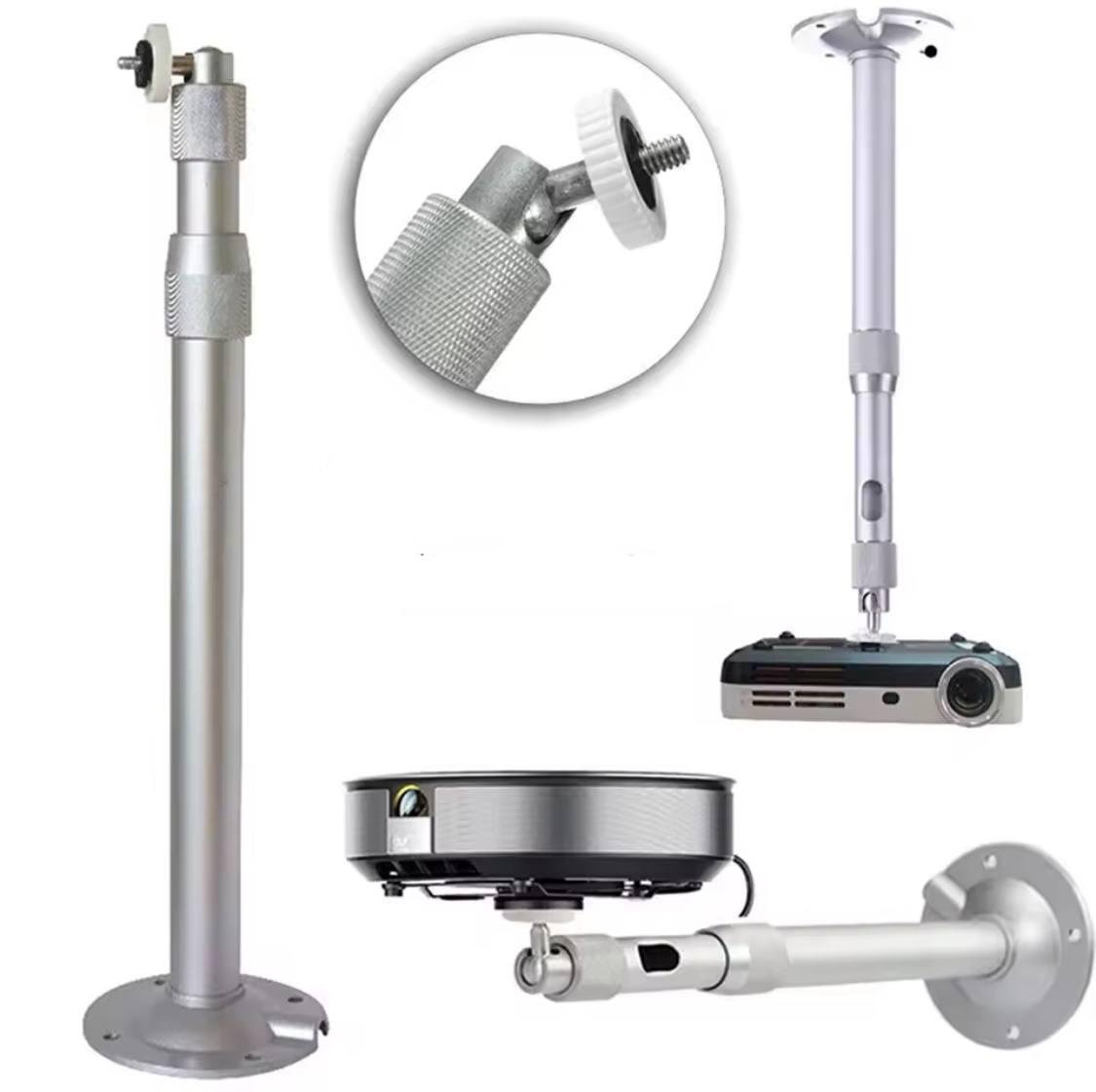 Кріплення для проектора універсальне телескопічне металеве до 3 кг 20-40 см - фото 8